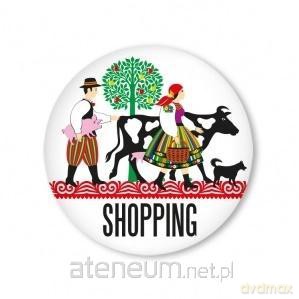 Przypinka mała - shopping 37 mm