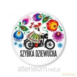 Przypinka mała - szybka dziewucha 37 mm