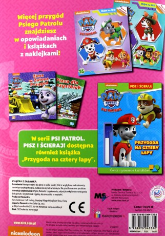 Psi Patrol. Pisz i ścieraj! Gotowi do zabawy [KSIĄŻKA]