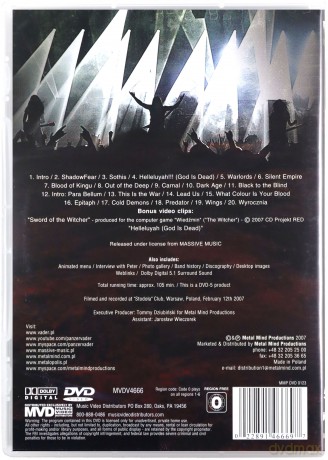 Vader: And Blood Was Shed In Warsaw [DVD]