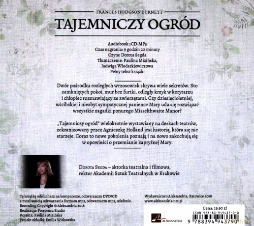Tajemniczy ogród - Frances Hodgson Burnett [AUDIOBOOK]