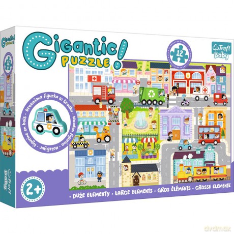 TREFL Gigantic 12 el. Miasto [PUZZLE]