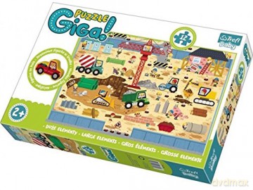 TREFL Gigantic 12 el. Na budowie [PUZZLE]