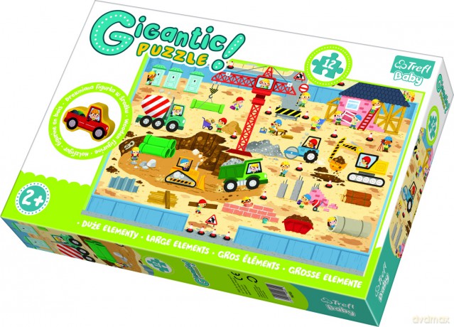 TREFL Gigantic 12 el. Na budowie [PUZZLE]