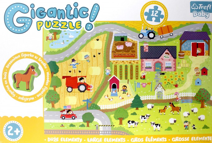 TREFL Gigantic 12 el. Wieś [PUZZLE]