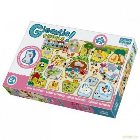 TREFL Gigantic 12 el. ZOO [PUZZLE]