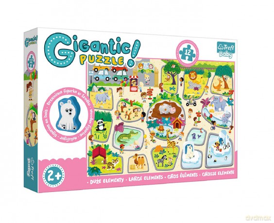 TREFL Gigantic 12 el. ZOO [PUZZLE]