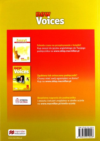 Voices New 8 ćwiczenie [KSIĄŻKA]
