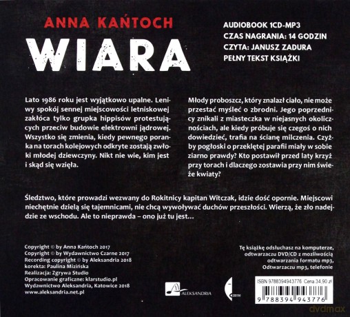 Wiara - Anna Kańtoch [AUDIOBOOK]