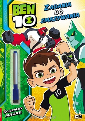 Zadania do zmazywania. Ben 10 [KSIĄŻKA]