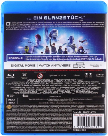 Ready Player One [Blu-Ray]