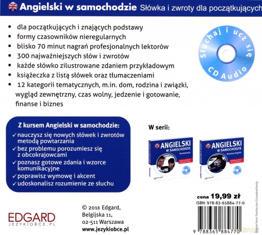 Angielski w samochodzie. Słówka i zwroty dla początkujących - Anna Nakonieczna-Wiącek [AUDIOBOOK]