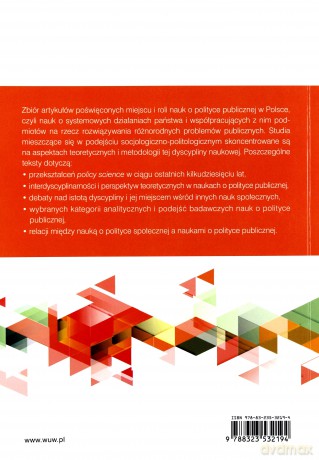 Polityki publiczne. Wybrane zagadnienia teoretyczne i metodologiczne - Barbara red. Szatur-Jaworska [KSIĄŻKA]