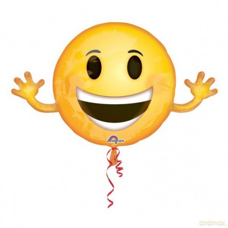 Balon foliowy emoticon 99 x 58 cm