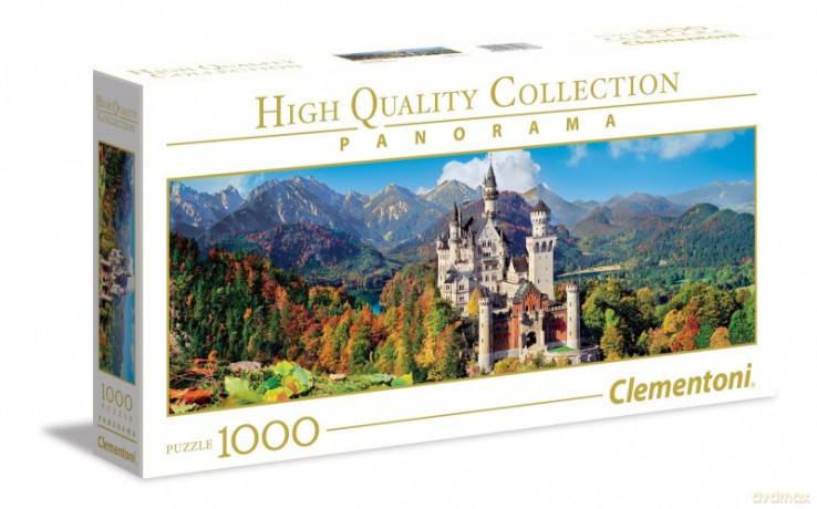 CLEMENTONI 1000 el. Panorama Neuschwanstein [PUZZLE]