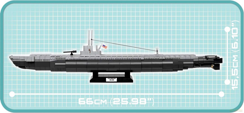 Gato Class Submarine-USS Wahoo SS-238 [KLOCKI]