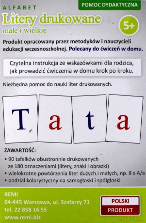 Literki drukowane- niezbędnik