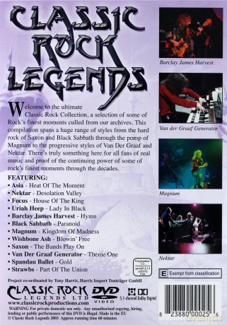 Classic Rock Legends [DVD]