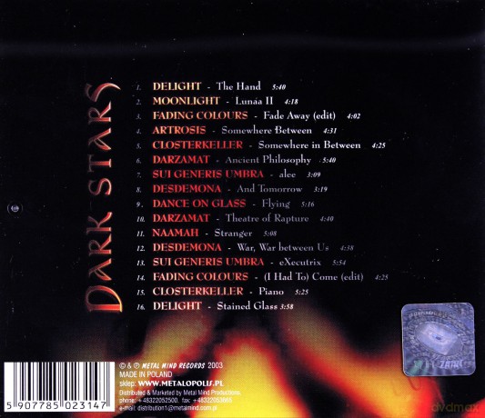 Dark Stars 2002 [CD]