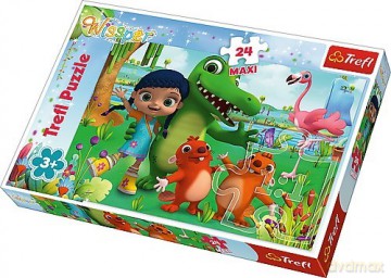 TREFL 24 el. Maxi Wissper - Świat pełen przyjaźni [PUZZLE]