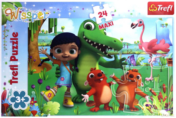 TREFL 24 el. Maxi Wissper - Świat pełen przyjaźni [PUZZLE]