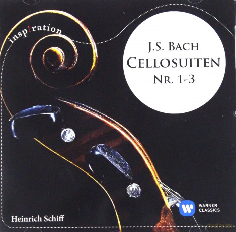 Heinrich Schiff: Bach: Cellosuiten Nr. 1-3 [CD]