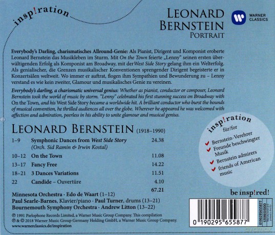 Leonard Bernstein: Leonard Bernstein: Portrait [CD]