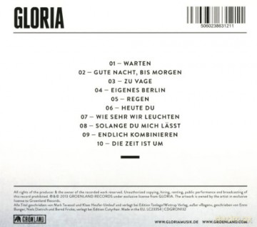Gloria: Gloria (digipack) [CD]