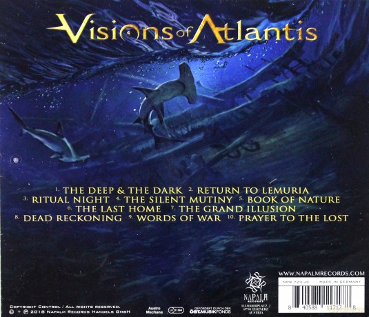 Visions Of Atlantis: The Deep And The Dark [CD]