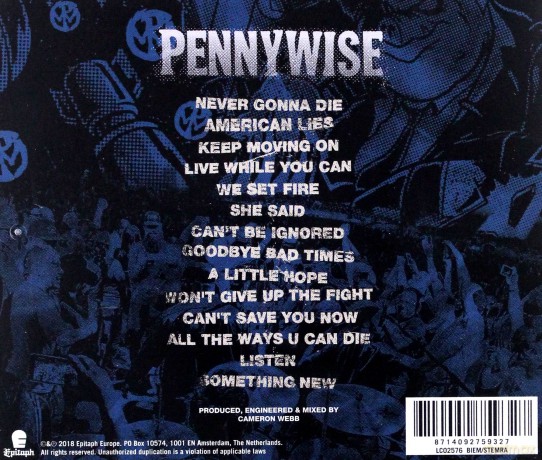 Pennywise: Never Gonna Die [CD]