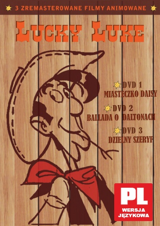 Lucky Luke: Miasteczko Daisy / Ballada o Daltonach / Dzielny Szeryf Kolekcja [BOX] [3DVD]