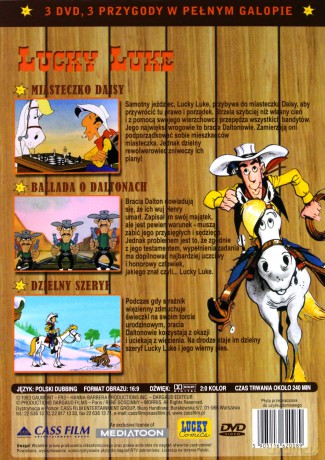 Lucky Luke: Miasteczko Daisy / Ballada o Daltonach / Dzielny Szeryf Kolekcja [BOX] [3DVD]