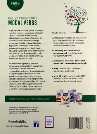 Modal verbs. Angielski w tłumaczeniach poziom A2-C2 - Adam Urban [KSIĄŻKA]