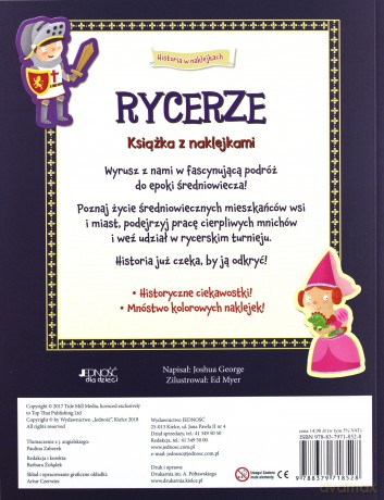 Rycerze. Historia w naklejkach - George Joshua [KSIĄŻKA]