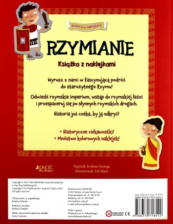 Rzymianie. Historia w naklejkach - Joshua George [KSIĄŻKA]