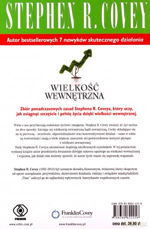 Wielkość wewnętrzna. Dwanaście dźwigni sukcesu - Stephen R. Covey [KSIĄŻKA]