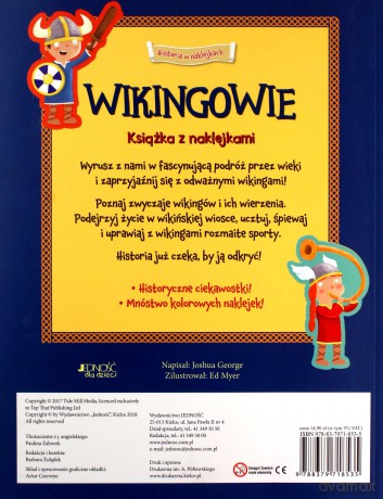 Wikingowie. Historia w naklejkach - George Joshua [KSIĄŻKA]