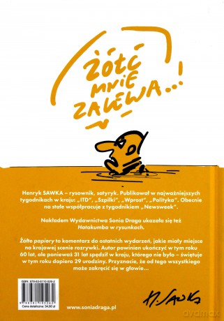 Żółte papiery. Rysunki z domu wariatów - Henryk Sawka [KSIĄŻKA]
