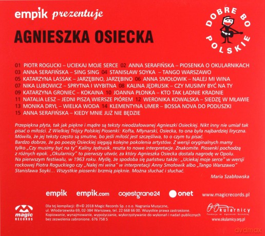 Dobre Bo Polskie - Osiecka [CD]