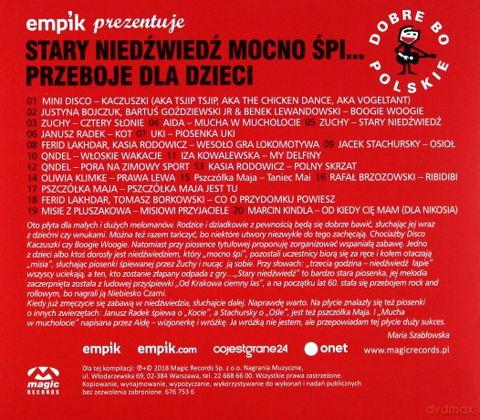 Dobre Bo Polskie - Stary Niedźwiedź Mocno Śpi - Przeboje Dla Dzieci [CD]