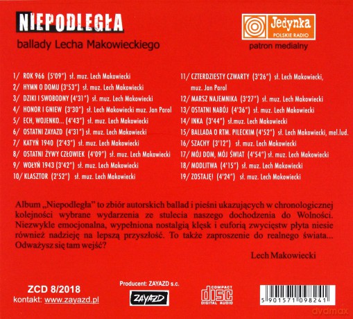 Lech Makowiecki: Niepodległa [CD]
