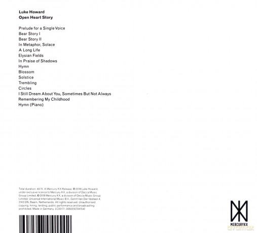 Luke Howard: Open Heart Story [CD]