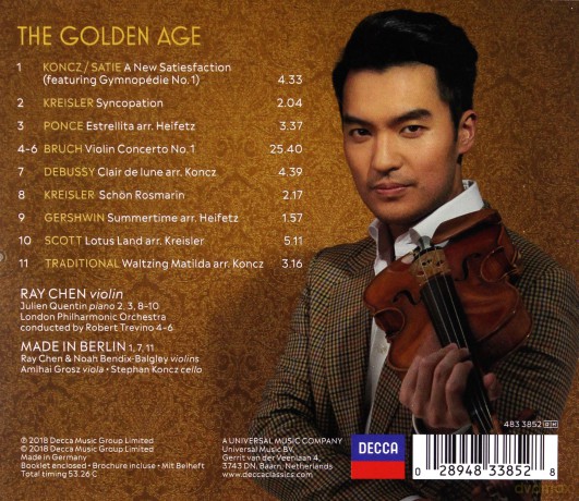 Ray Chen: The Golden Age [CD]