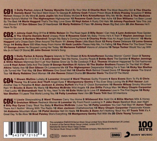 100 Hits - The Best Country Album [CD]