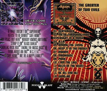 Anthrax: We've Come For You All The Greater Of Two Evils [2CD]