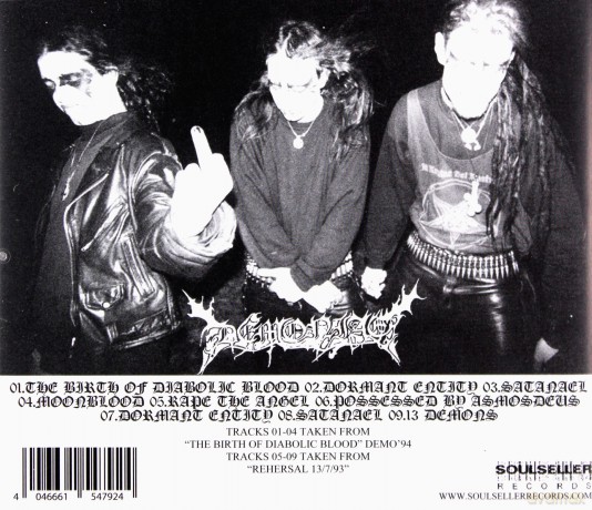 Demoniac: The Birth Of Diabolic Blood [CD]