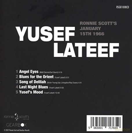 Yusef Lateef: Live At Ronnie Scott's 15th January 1966 [CD]