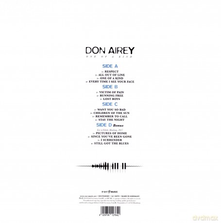 Don Airey: One Of A Kind [2xWinyl]