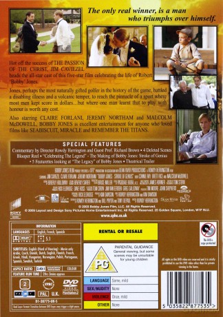 Bobby Jones - Zamach geniusza [DVD]