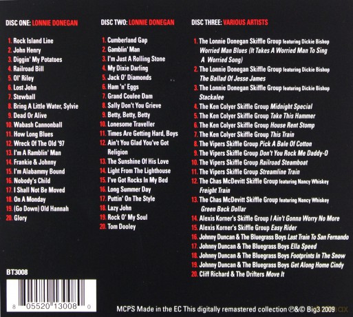 Lonnie Donegan: Original Hits Of The Skiffle [3CD]